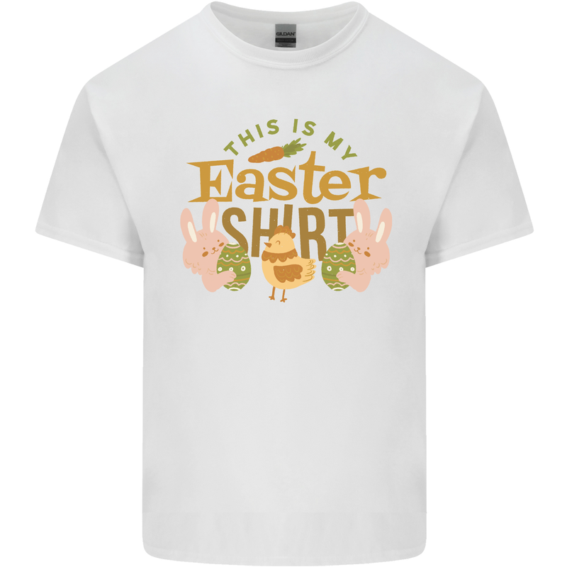 This is My Easter Shirt Mens Cotton T-Shirt Tee Top White