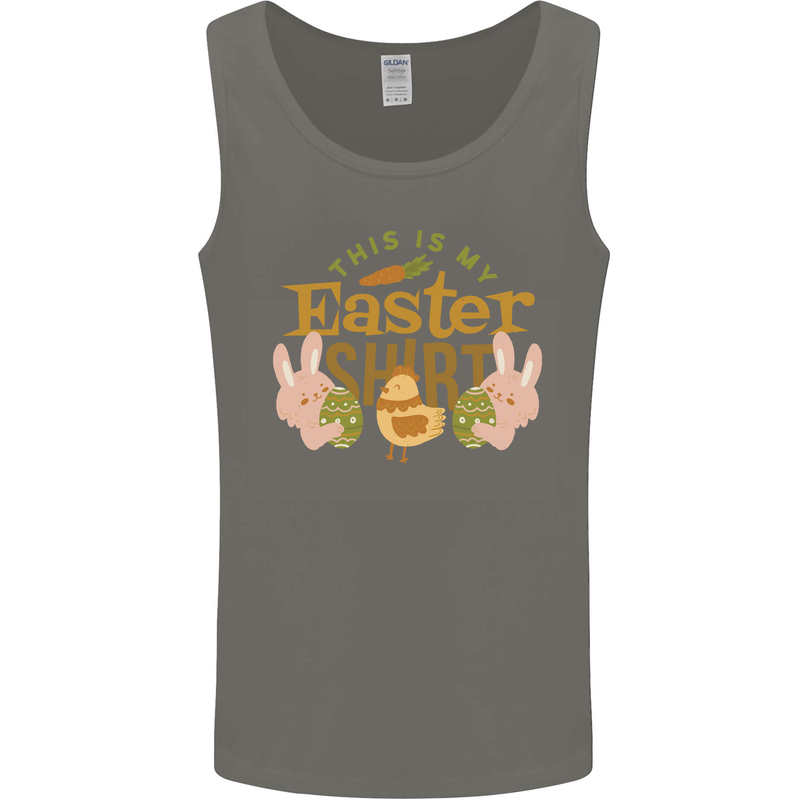This is My Easter Shirt Mens Vest Tank Top Charcoal