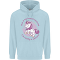 This is My Unicorn Costume Fancy Dress Outfit Childrens Kids Hoodie Light Blue