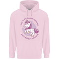 This is My Unicorn Costume Fancy Dress Outfit Childrens Kids Hoodie Light Pink