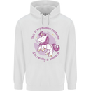 This is My Unicorn Costume Fancy Dress Outfit Childrens Kids Hoodie White