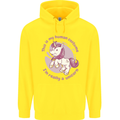 This is My Unicorn Costume Fancy Dress Outfit Childrens Kids Hoodie Yellow