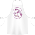 This is My Unicorn Costume Fancy Dress Outfit Cotton Apron 100% Organic White