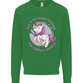 This is My Unicorn Costume Fancy Dress Outfit Kids Sweatshirt Jumper Irish Green