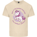 This is My Unicorn Costume Fancy Dress Outfit Mens Cotton T-Shirt Tee Top Natural