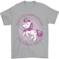 This is My Unicorn Costume Fancy Dress Outfit Mens T-Shirt 100% Cotton Sports Grey