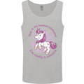 This is My Unicorn Costume Fancy Dress Outfit Mens Vest Tank Top Sports Grey