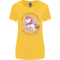 This is My Unicorn Costume Fancy Dress Outfit Womens Wider Cut T-Shirt Yellow