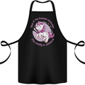 This is My Unicorn Outfit Fancy Dress Costume Cotton Apron 100% Organic Black