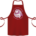 This is My Unicorn Outfit Fancy Dress Costume Cotton Apron 100% Organic Maroon