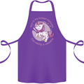 This is My Unicorn Outfit Fancy Dress Costume Cotton Apron 100% Organic Purple