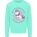 This is My Unicorn Outfit Fancy Dress Costume Kids Sweatshirt Jumper Peppermint