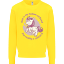 This is My Unicorn Outfit Fancy Dress Costume Kids Sweatshirt Jumper Yellow