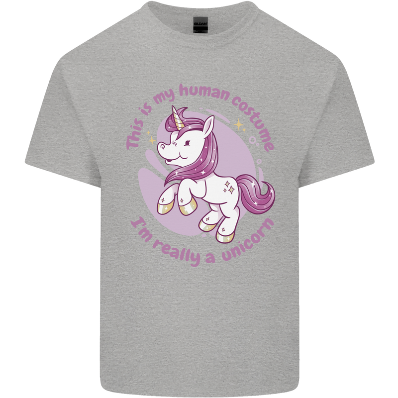 This is My Unicorn Outfit Fancy Dress Costume Kids T-Shirt Childrens Sports Grey