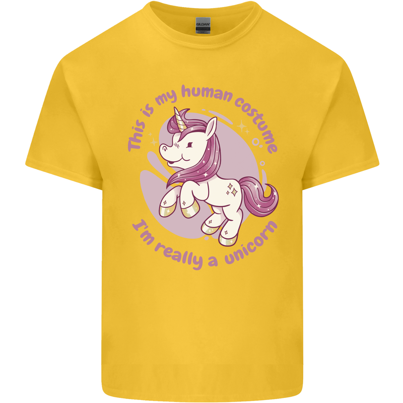 This is My Unicorn Outfit Fancy Dress Costume Kids T-Shirt Childrens Yellow