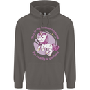 This is My Unicorn Outfit Fancy Dress Costume Mens 80% Cotton Hoodie Charcoal