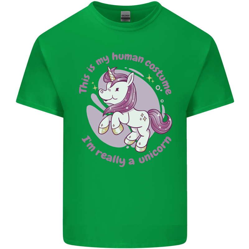 This is My Unicorn Outfit Fancy Dress Costume Mens Cotton T-Shirt Tee Top Irish Green