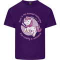 This is My Unicorn Outfit Fancy Dress Costume Mens Cotton T-Shirt Tee Top Purple