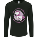 This is My Unicorn Outfit Fancy Dress Costume Mens Long Sleeve T-Shirt Black
