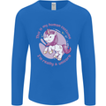 This is My Unicorn Outfit Fancy Dress Costume Mens Long Sleeve T-Shirt Royal Blue