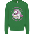 This is My Unicorn Outfit Fancy Dress Costume Mens Sweatshirt Jumper Irish Green