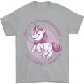 This is My Unicorn Outfit Fancy Dress Costume Mens T-Shirt 100% Cotton Sports Grey