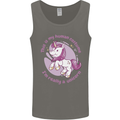 This is My Unicorn Outfit Fancy Dress Costume Mens Vest Tank Top Charcoal