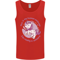 This is My Unicorn Outfit Fancy Dress Costume Mens Vest Tank Top Red