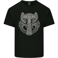 Thor Hammer Viking Symbols Odin Valhalla Mens Cotton T-Shirt Tee Top Black