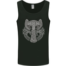 Thor Hammer Viking Symbols Odin Valhalla Mens Vest Tank Top Black