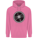 Thor Hammer in a Viking Circle Black Print Mens 80% Cotton Hoodie Azelea