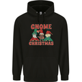 Three Christmas Gnomes Funny Xmas Childrens Kids Hoodie Black