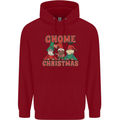 Three Christmas Gnomes Funny Xmas Childrens Kids Hoodie Red