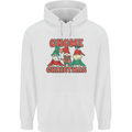 Three Christmas Gnomes Funny Xmas Childrens Kids Hoodie White