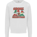 Three Christmas Gnomes Funny Xmas Kids Sweatshirt Jumper White