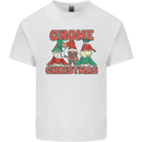 Three Christmas Gnomes Funny Xmas Kids T-Shirt Childrens White