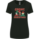 Three Christmas Gnomes Funny Xmas Womens Wider Cut T-Shirt Black