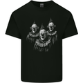 Three Creepy Halloween Clowns Kids T-Shirt Childrens Black