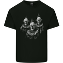 Three Creepy Halloween Clowns Kids T-Shirt Childrens Black