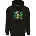 Three Demon Skulls Childrens Kids Hoodie Black