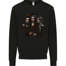 Three Witches Fantasy Witchcraft Sorcery Mens Sweatshirt Jumper Black