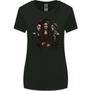 Three Witches Fantasy Witchcraft Sorcery Womens Wider Cut T-Shirt Black