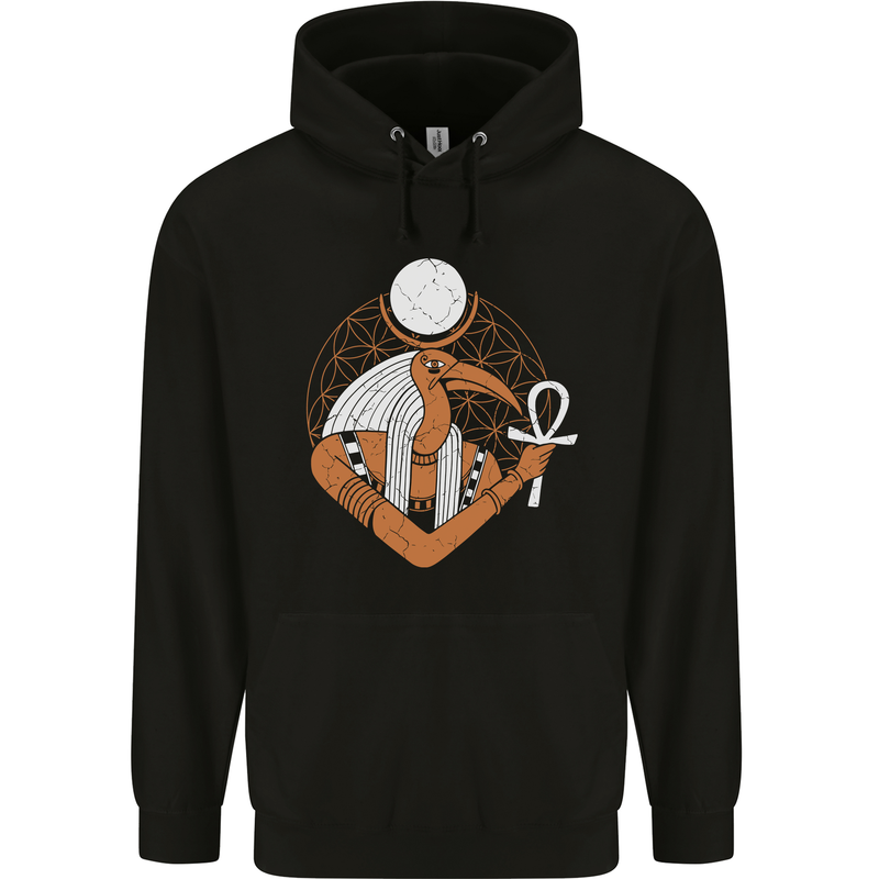 Throth Ancient Egyptian God Egypt Childrens Kids Hoodie Black