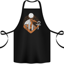 Throth Ancient Egyptian God Egypt Cotton Apron 100% Organic Black