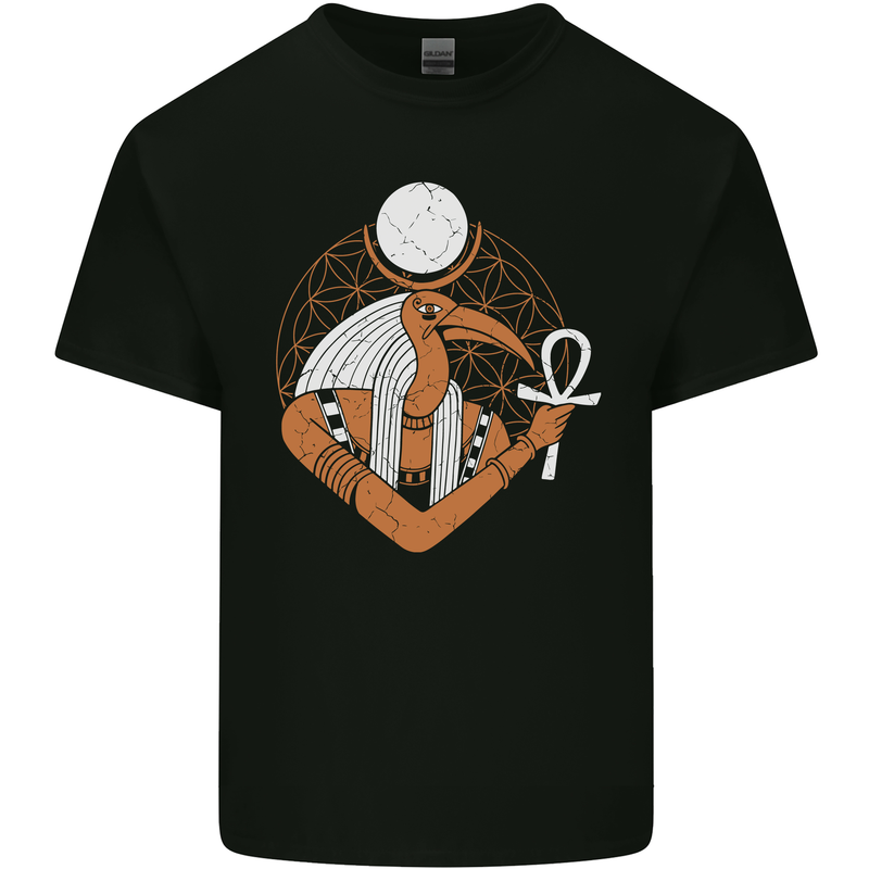 Throth Ancient Egyptian God Egypt Mens Cotton T-Shirt Tee Top Black
