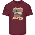 Through Christ  Christian Jesus God Cross Faith Mens Cotton T-Shirt Tee Top Maroon