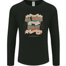 Through Christ  Christian Jesus God Cross Faith Mens Long Sleeve T-Shirt Black