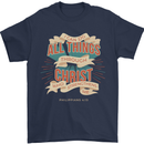 Through Christ  Christian Jesus God Cross Faith Mens T-Shirt 100% Cotton Navy Blue