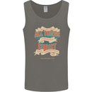 Through Christ  Christian Jesus God Cross Faith Mens Vest Tank Top Charcoal