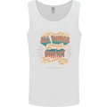 Through Christ  Christian Jesus God Cross Faith Mens Vest Tank Top White